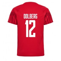 Danmark Kasper Dolberg #12 Fotballklær Hjemmedrakt VM 2022 Kortermet